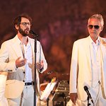 Andrea Bocelli, Josh Groban, Reba McEntire, Kristin Chenoweth At Celebrity Fight Night In Italy