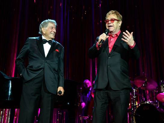 Tony Bennett and Elton John