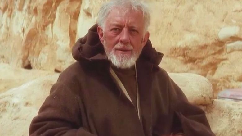 Obi Wan Kenobi looking forward