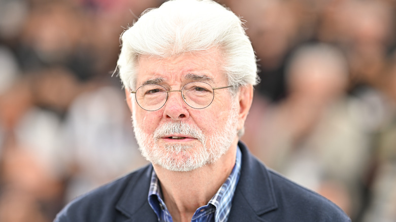 George Lucas smirking