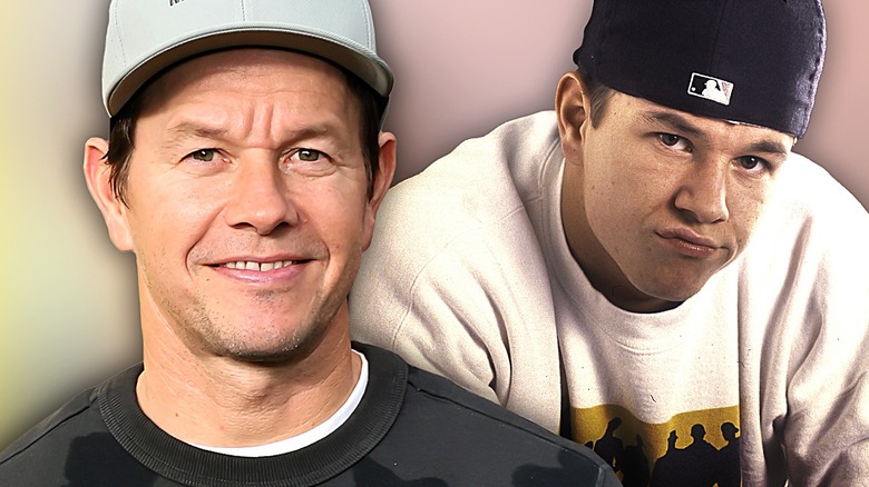 Mark Wahlberg and Marky Mark side-by-side
