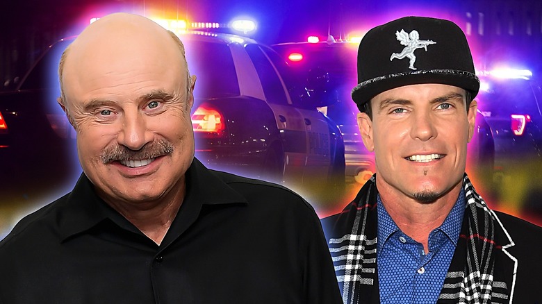 Dr. Phil and Vanilla Ice cop cars