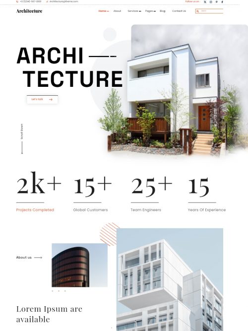 Architecture Wordpress Template