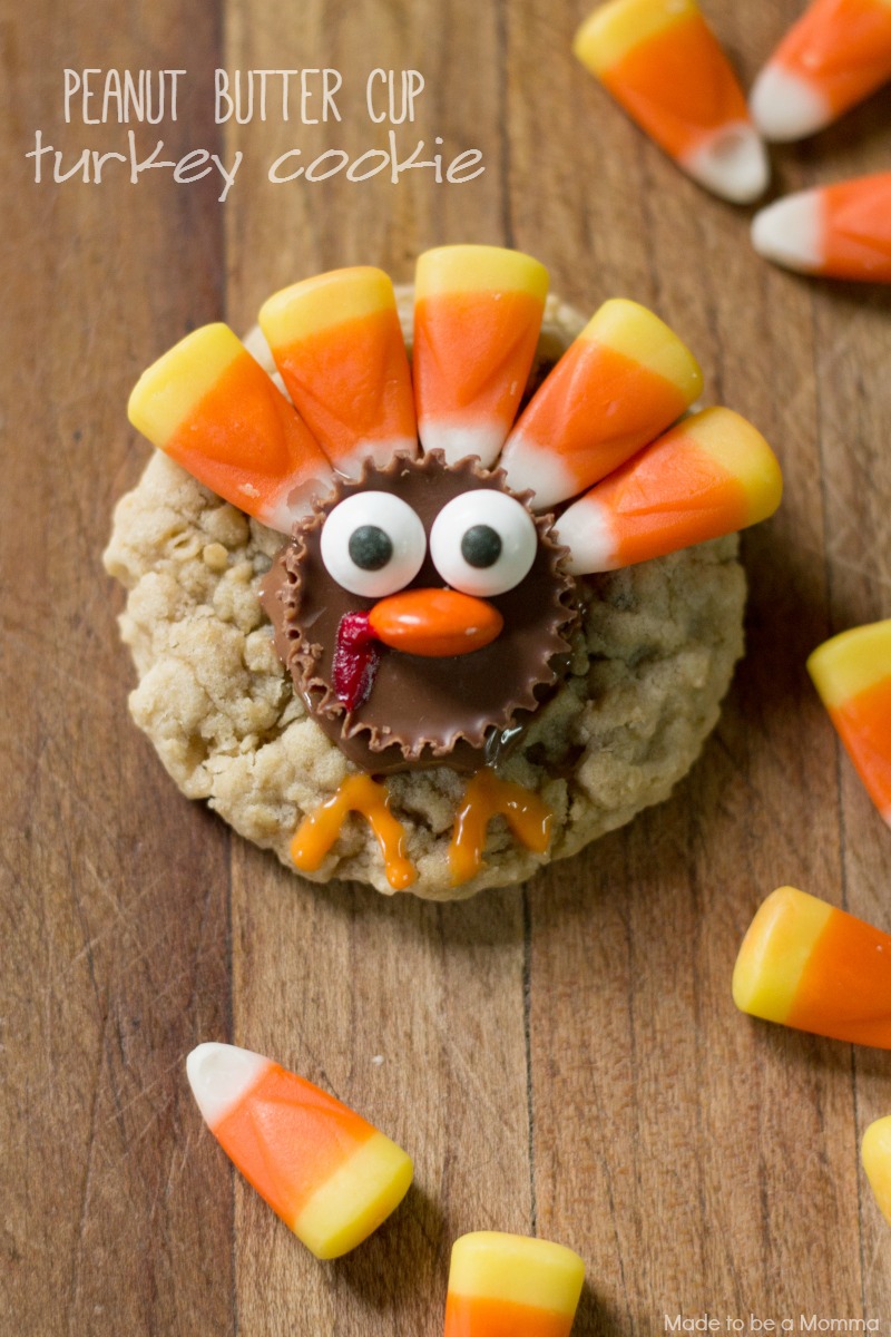 Peanut Butter Cup Turkey Cookie