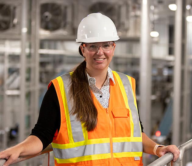 Worker at our London Poultry Plant