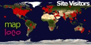 Locations of Site Visitors