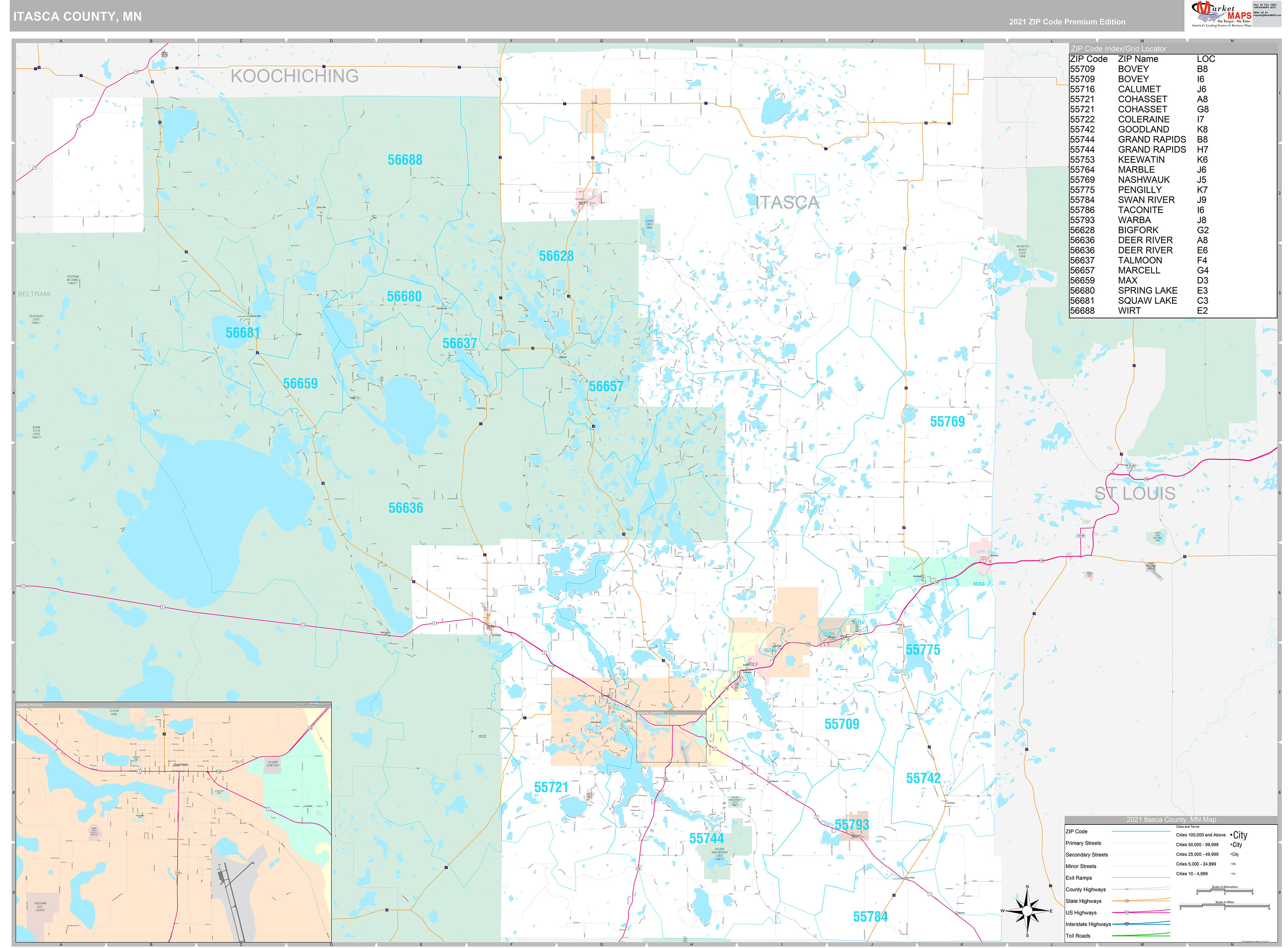 Itasca State Park Map