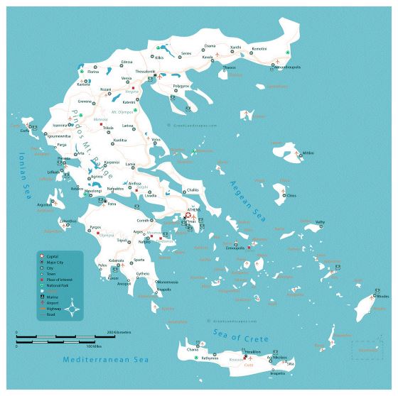 Top 103+ Pictures Map Of The World With Greece Highlighted Latest