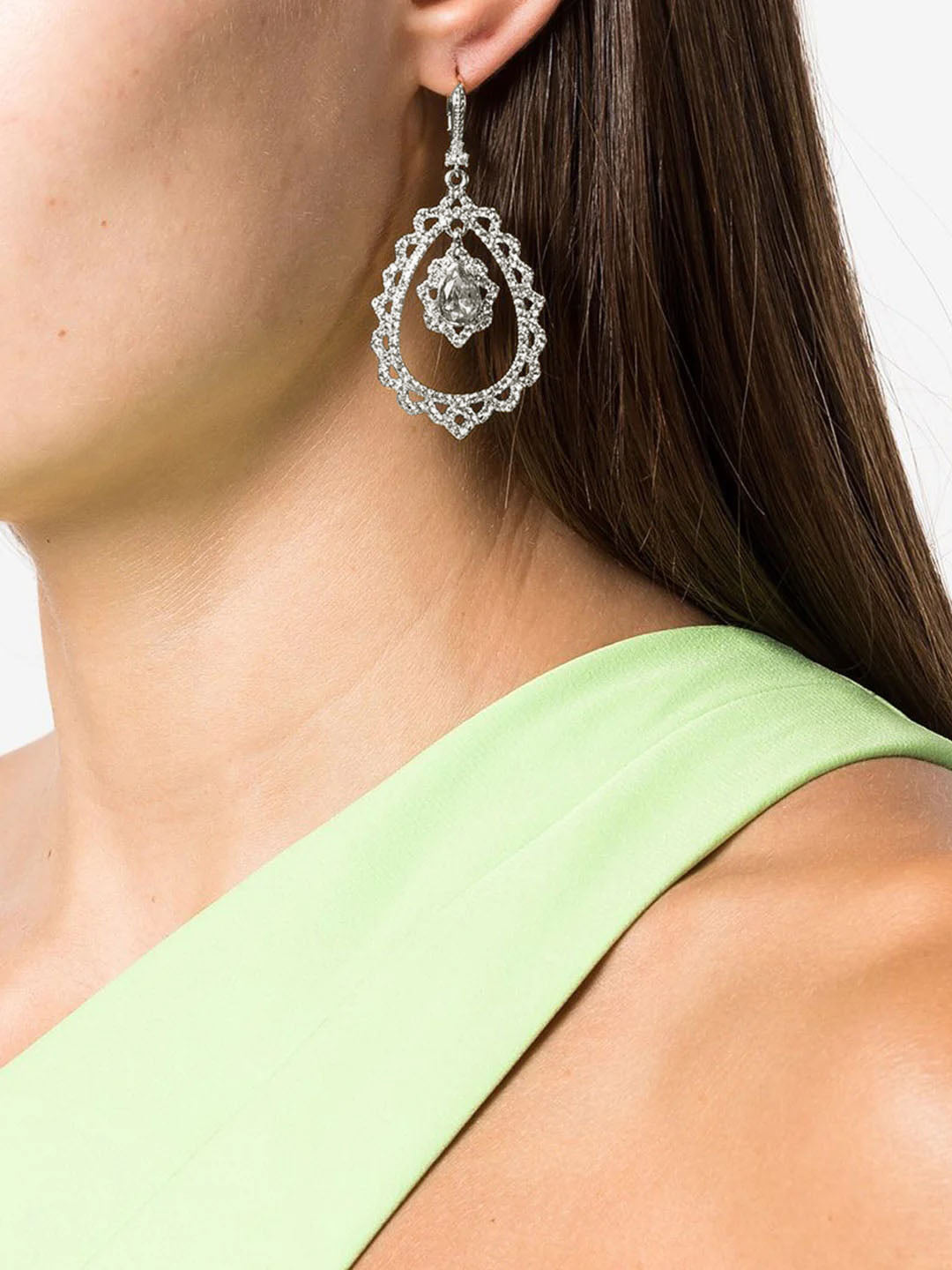 Teardrop Chandelier Earring | Marchesa