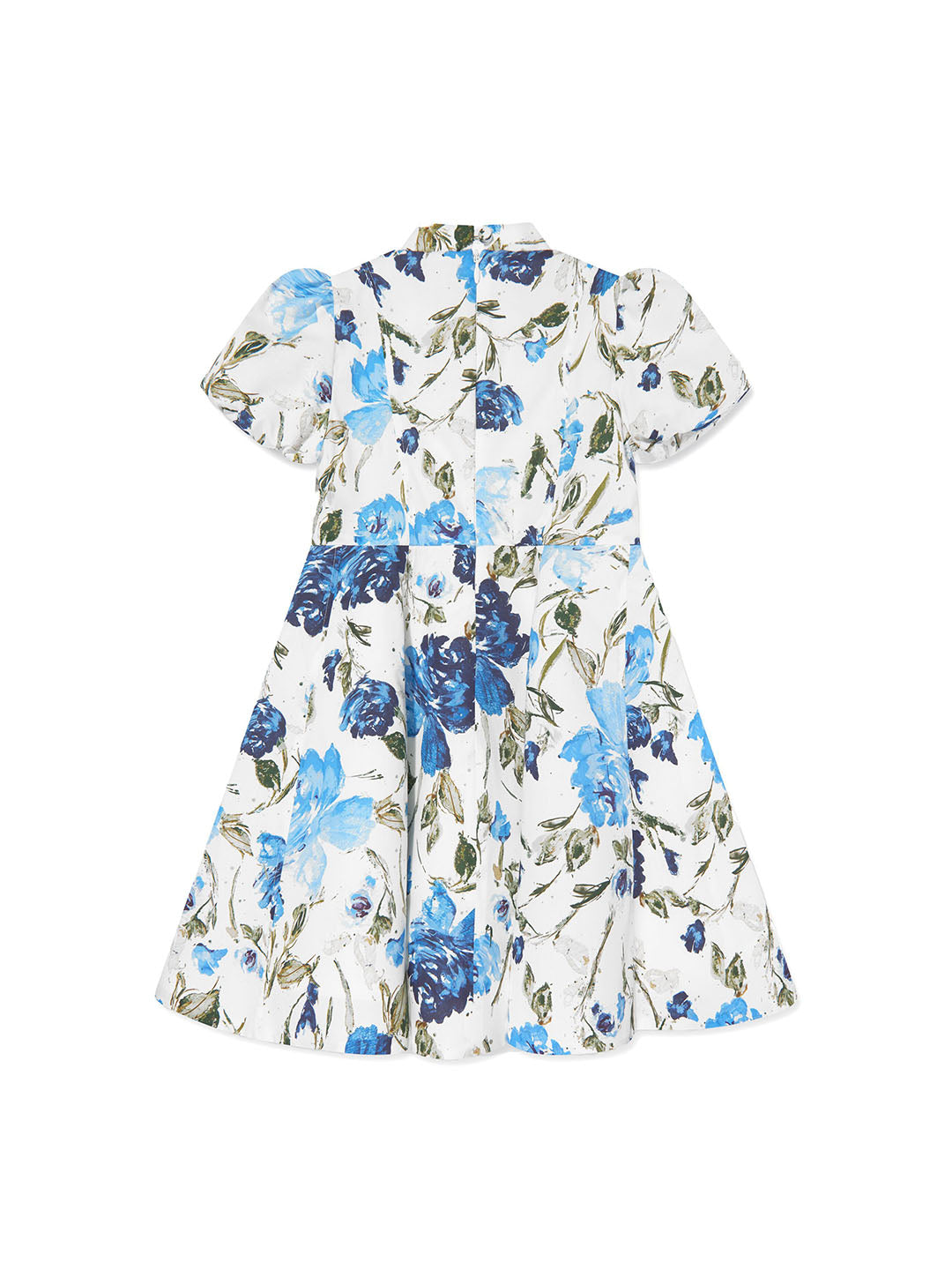 Flower-Print Cotton Dress | Marchesa