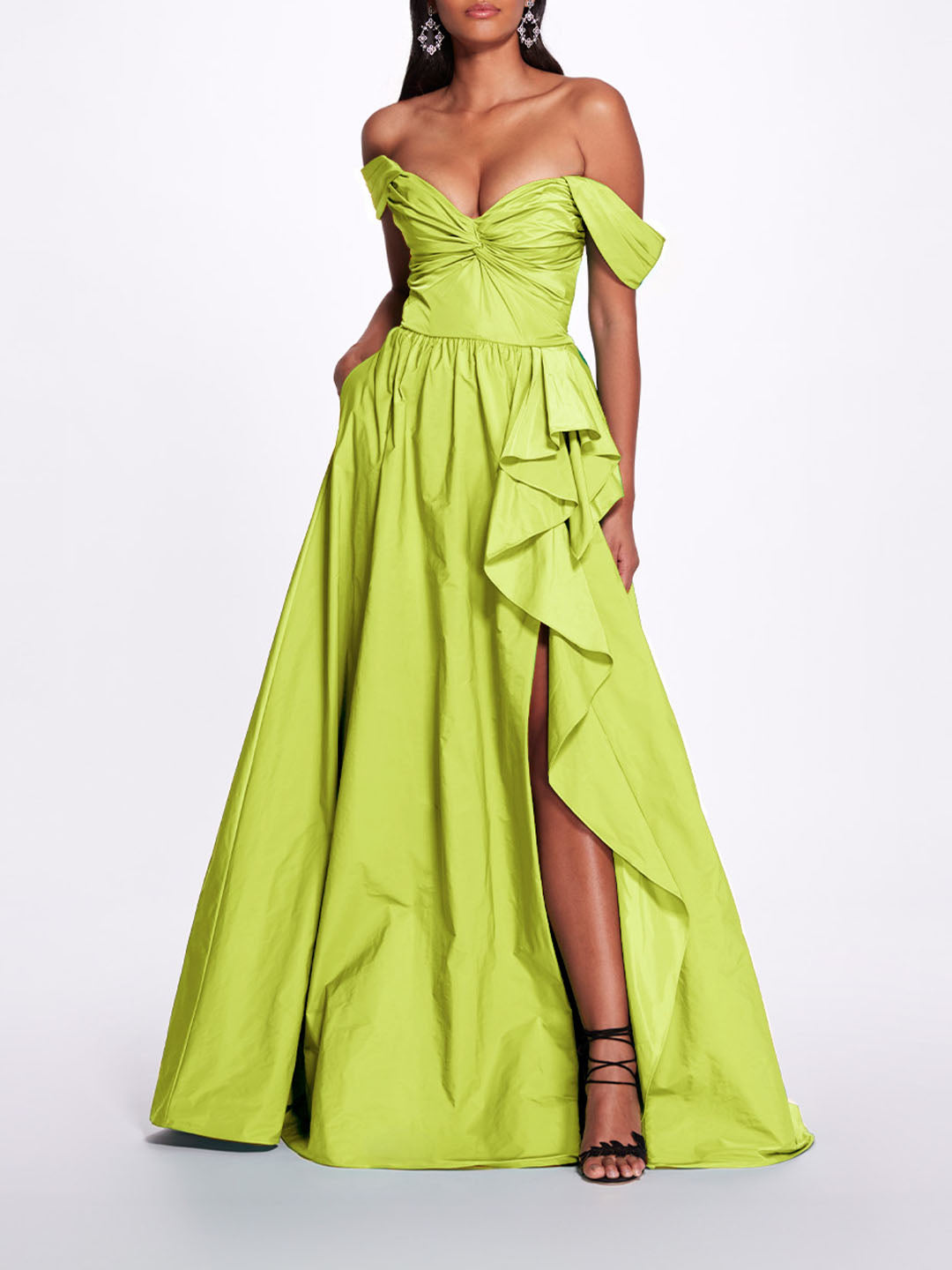 Twist Taffeta Gown | Marchesa