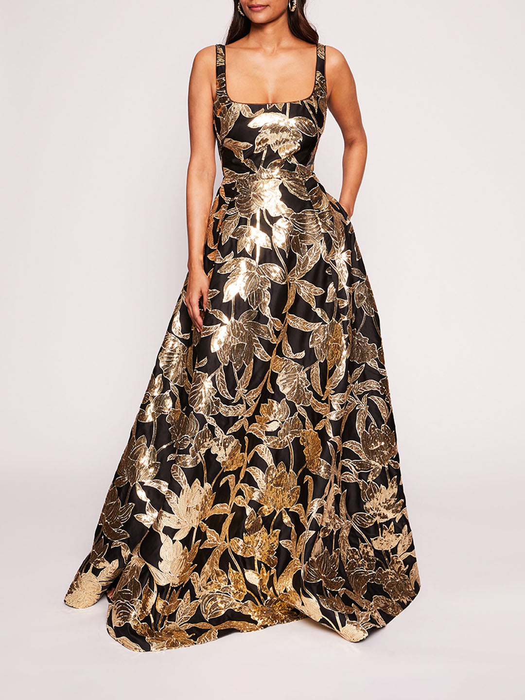 Lotus Sequin Gown | Marchesa