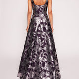 Lotus Sequin Gown | Marchesa