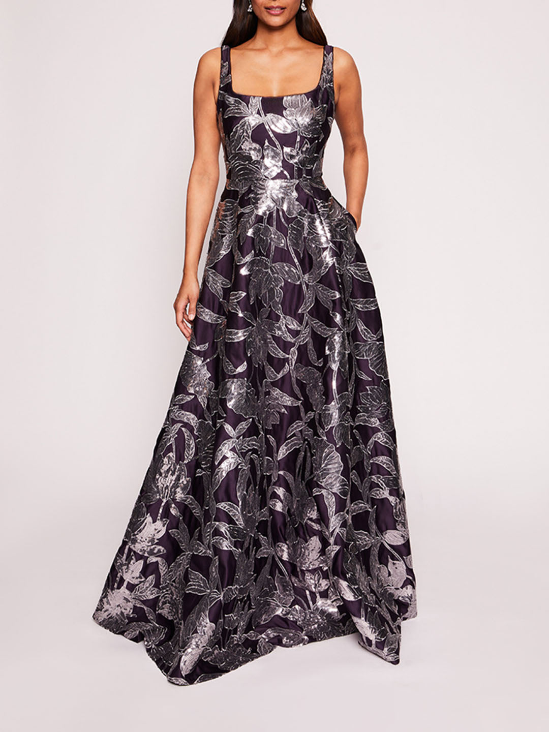 Lotus Sequin Gown | Marchesa