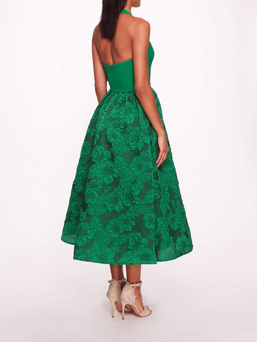 Calathea Halter Dress | Marchesa