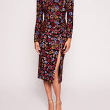 Sequin Bouquets Midi Dress | Marchesa