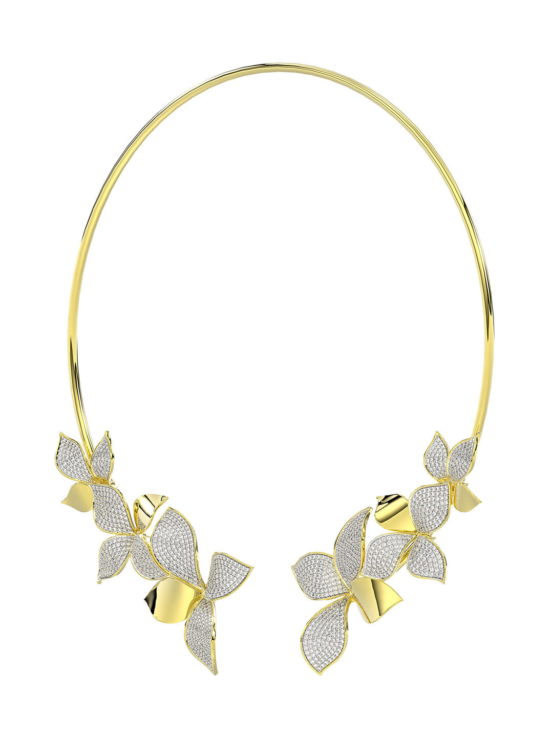 Wild Flower Yellow Gold Necklace | Marchesa