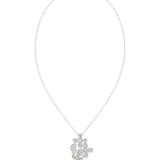 Floral White Gold Pendant Necklace | Marchesa