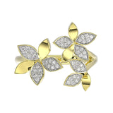 Wild Flower Yellow Gold Ring | Marchesa