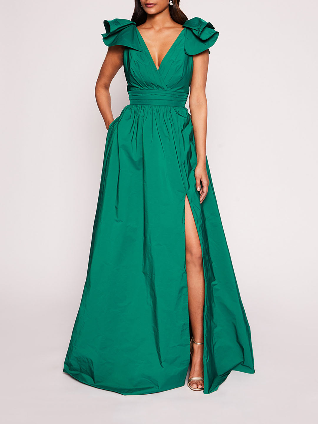 Bow Taffeta Gown | Marchesa