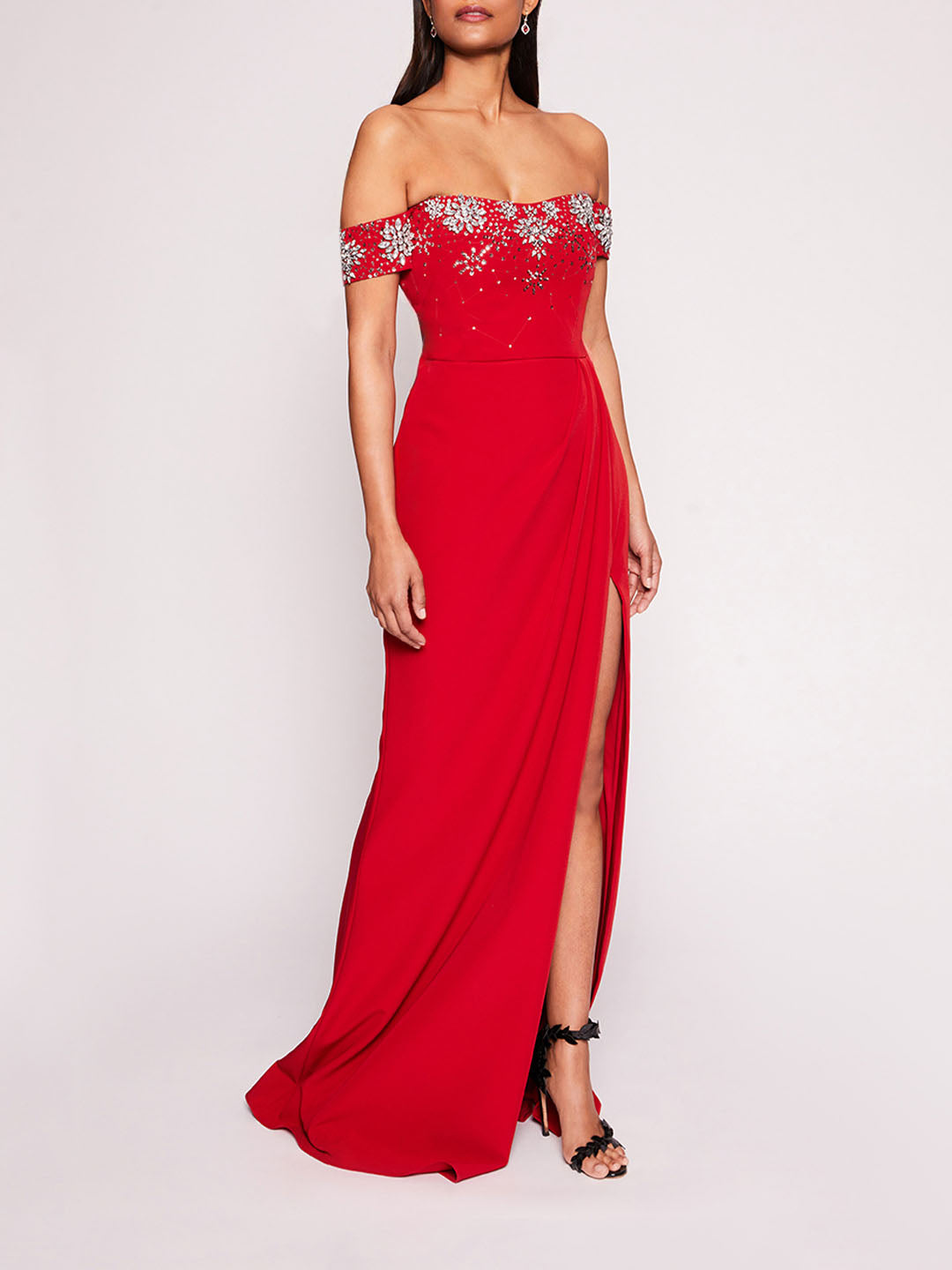 Draped Bodice Gown | Marchesa