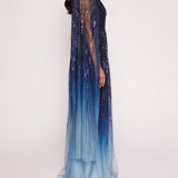 Ombre Beaded Gown | Marchesa