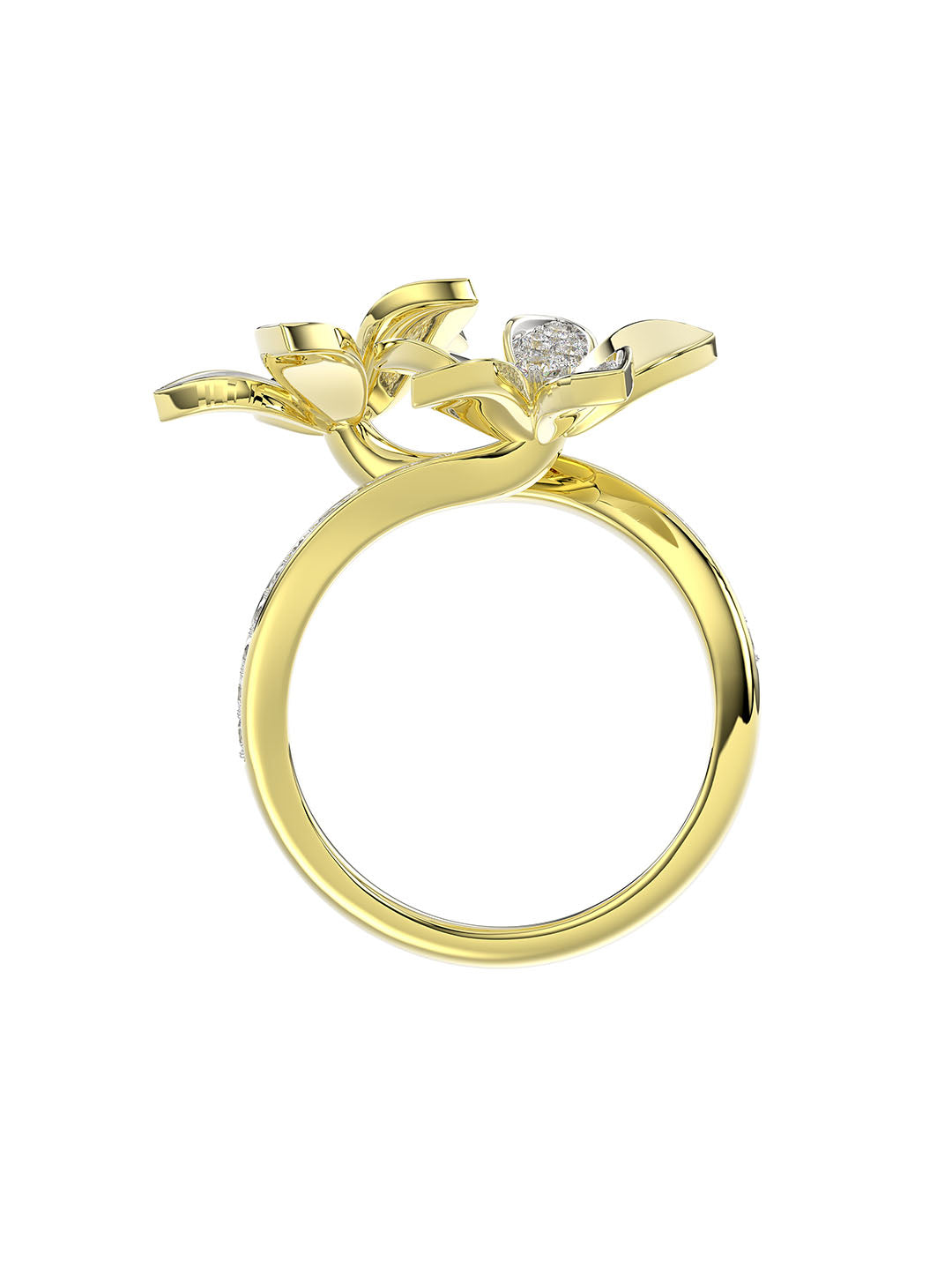 Wild Flower Yellow Gold Ring | Marchesa