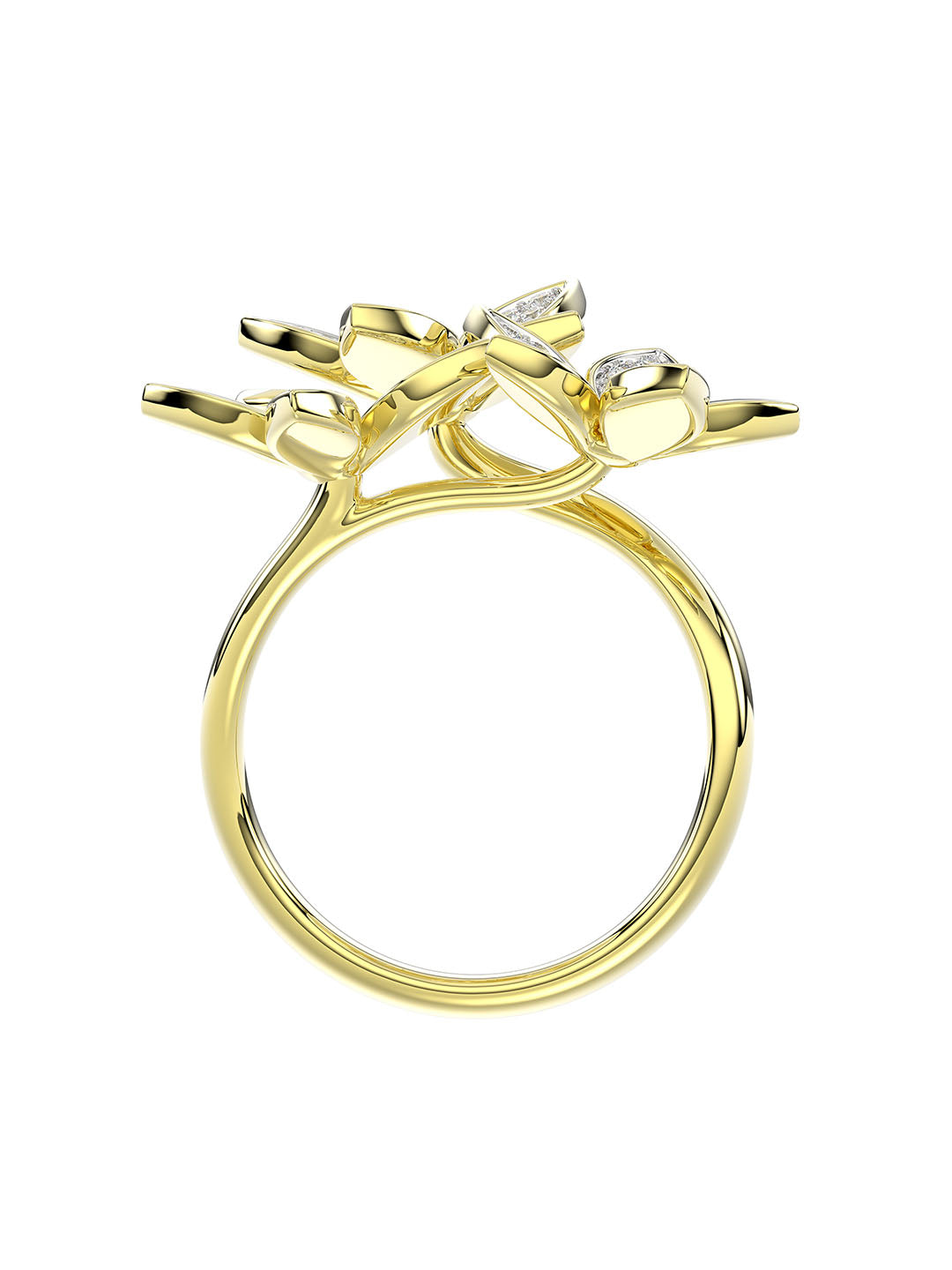 Wild Flower Yellow Gold Ring | Marchesa