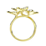 Wild Flower Yellow Gold Ring | Marchesa