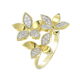 Wild Flower Yellow Gold Ring | Marchesa