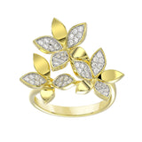 Wild Flower Yellow Gold Ring | Marchesa