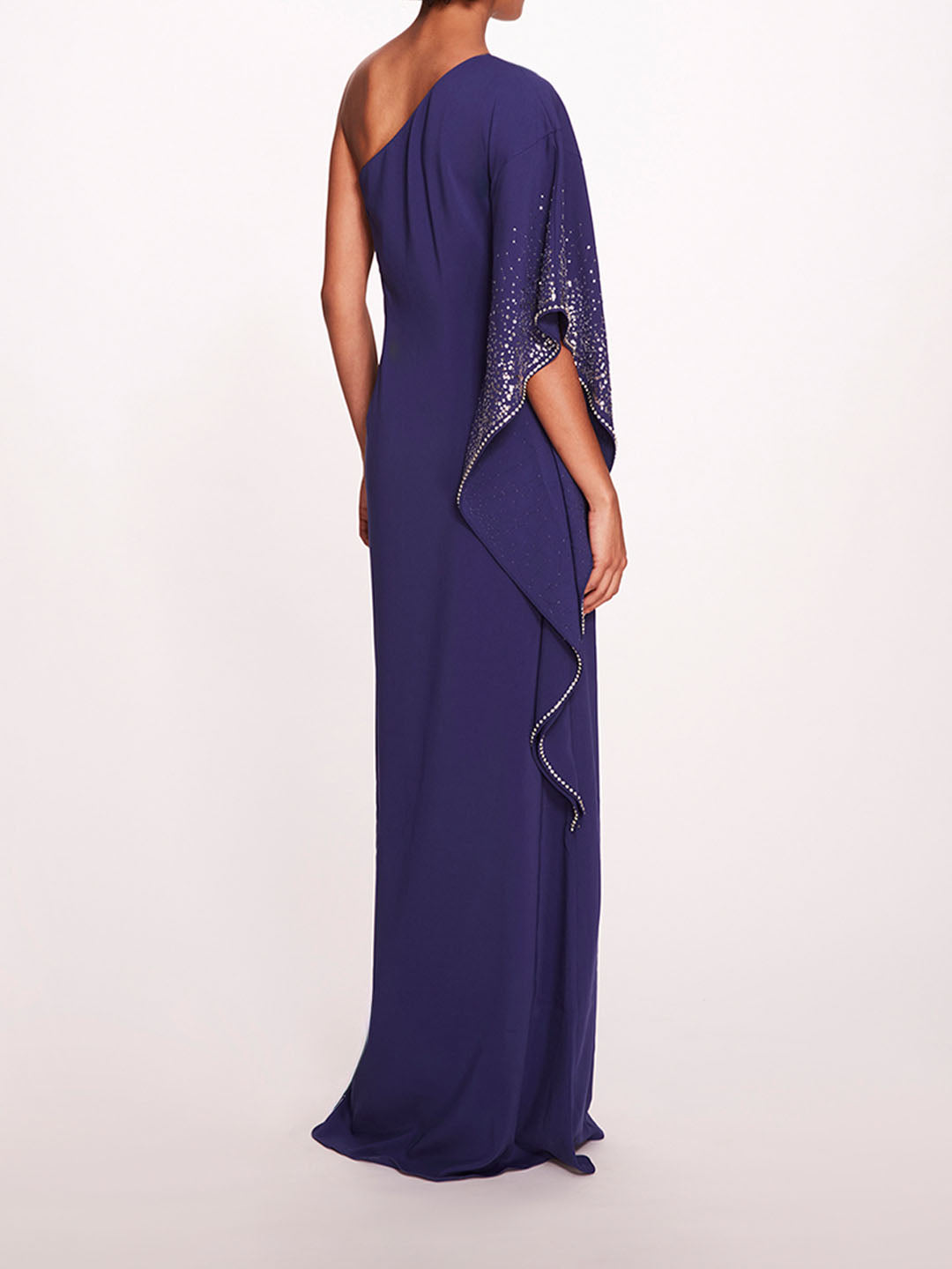 One Shoulder Kaftan | Marchesa