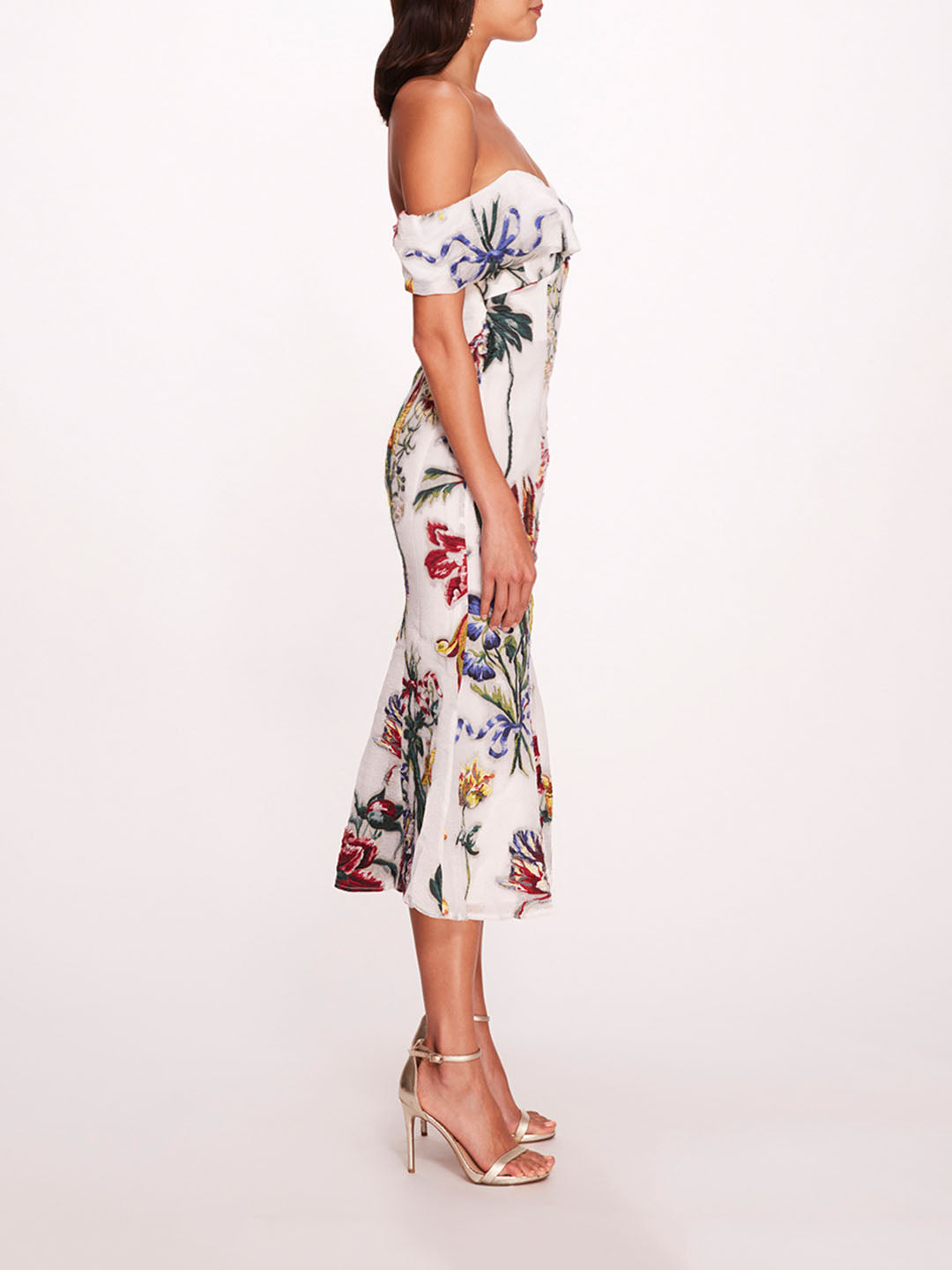 Alexander Midi Dress | Marchesa