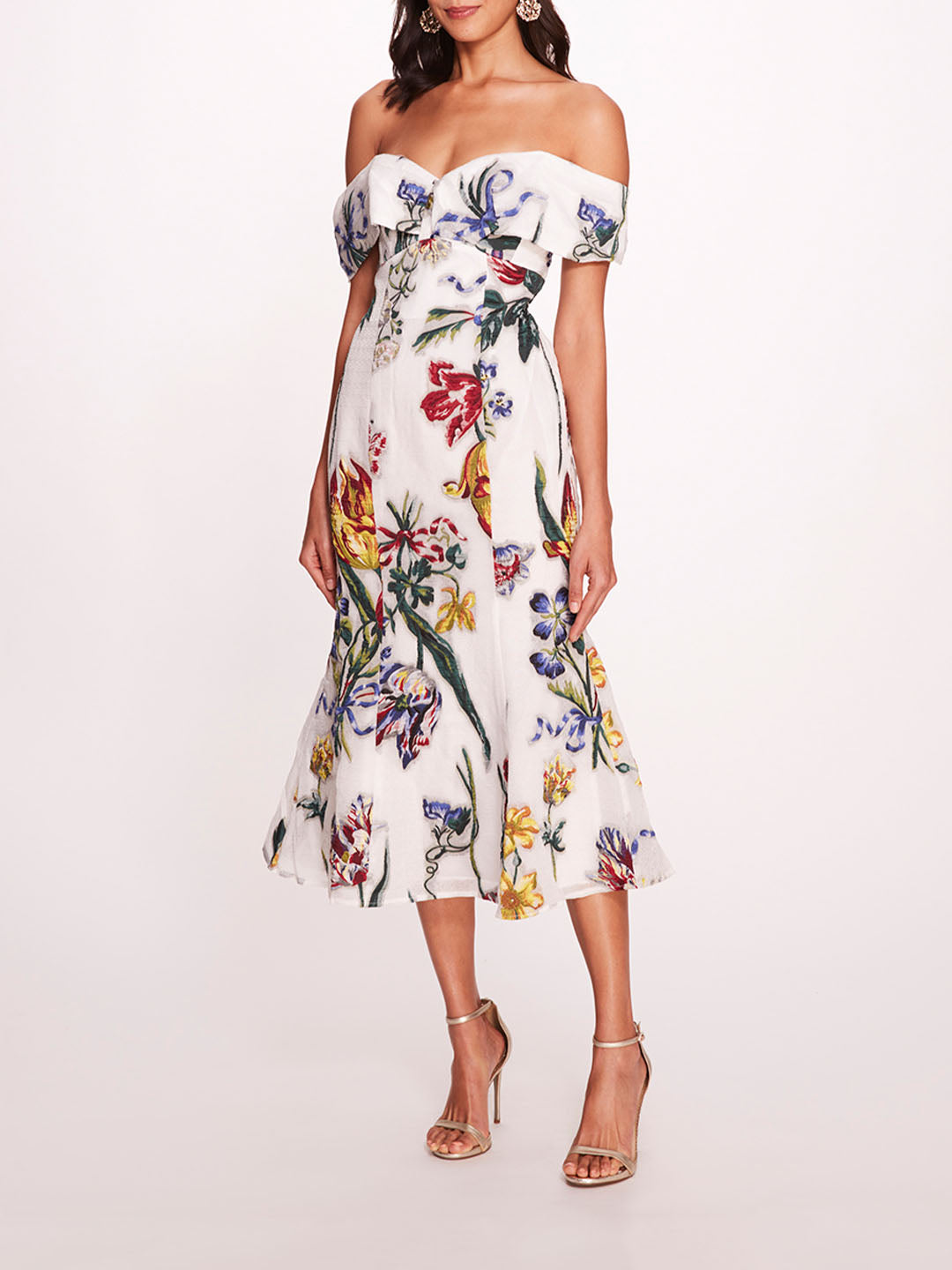 Alexander Midi Dress | Marchesa