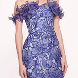 Iris Cutwork Mini Dress | Marchesa