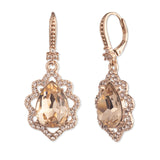 Poised Rose Drop Earring | Marchesa