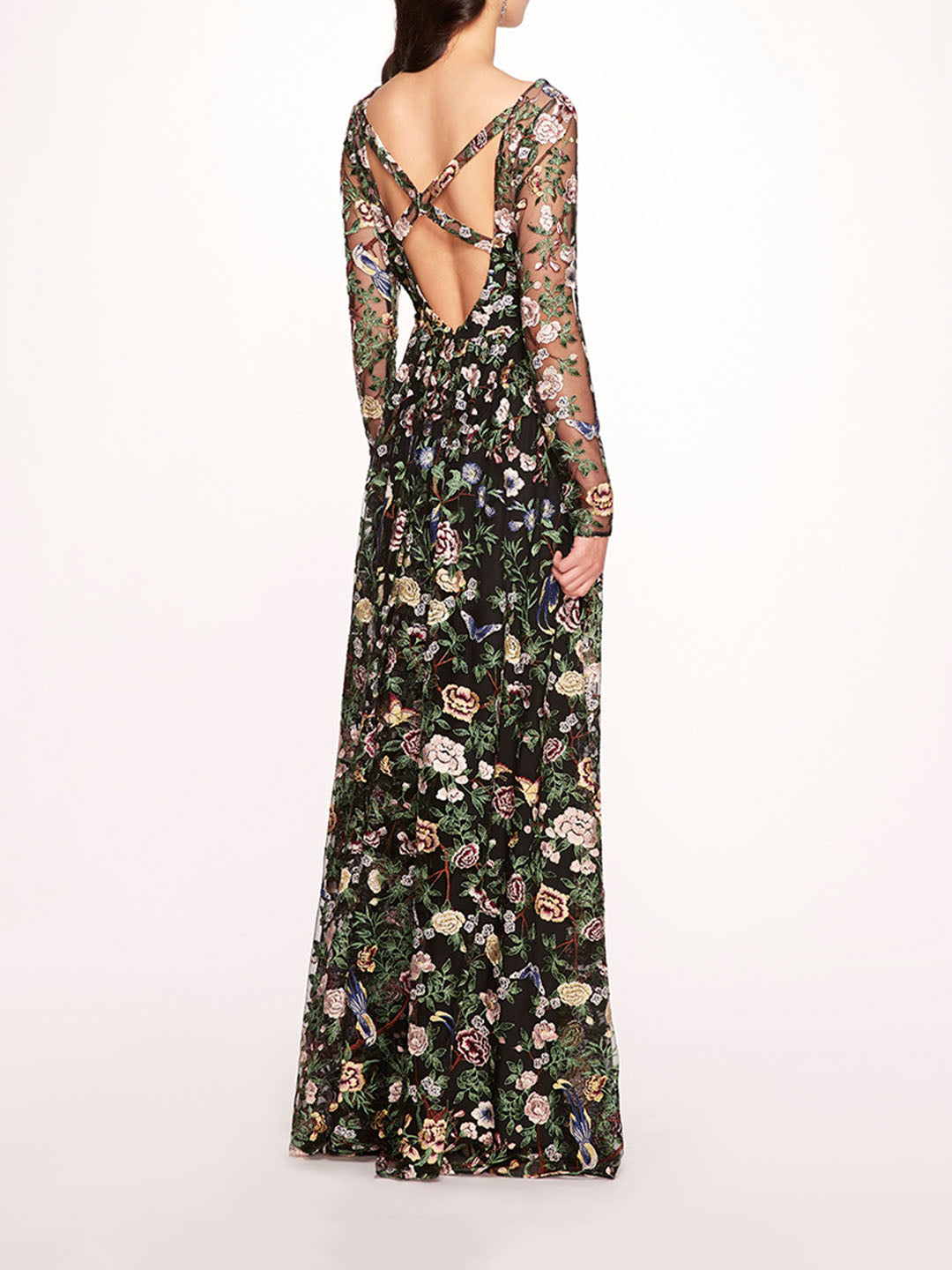 Botanical Embroidered Gown | Marchesa