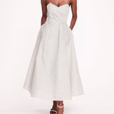 Cloque Sweetheart Dress | Marchesa