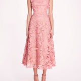 Organic Lace Midi Dress | Marchesa