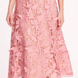 Organic Lace Midi Dress | Marchesa