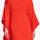 Embroidered Draped Kaftan | Marchesa