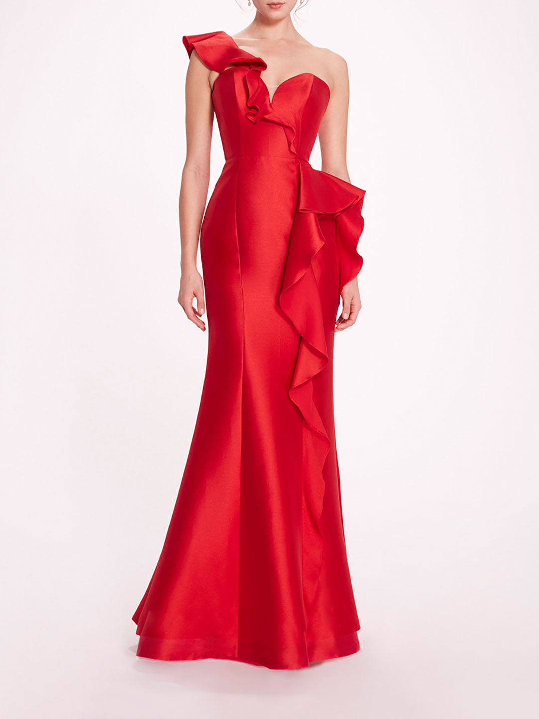 Silk Mikado Gown | Marchesa