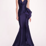 Silk Mikado Gown | Marchesa