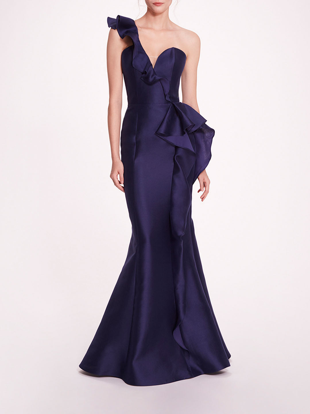 Silk Mikado Gown | Marchesa