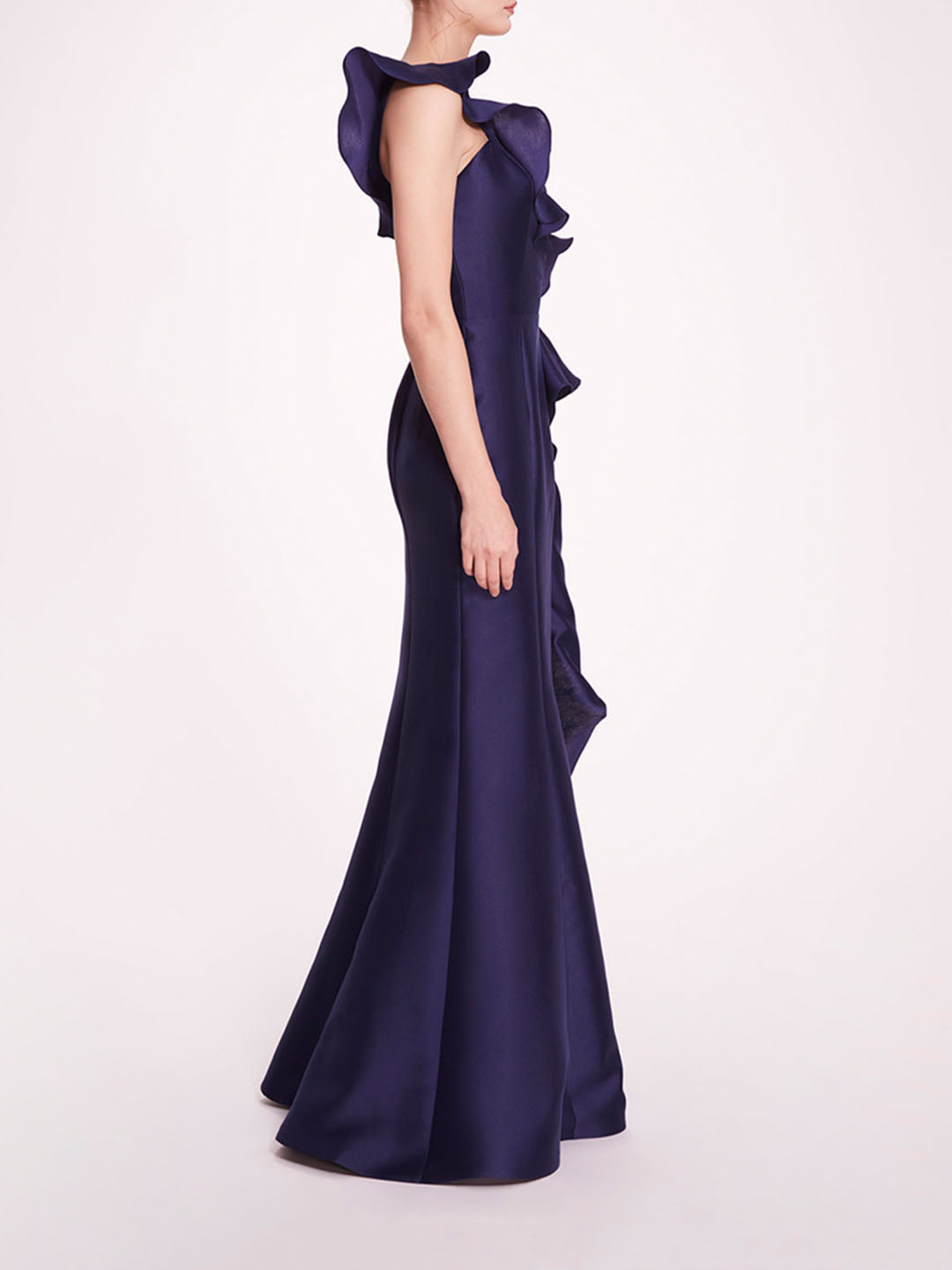 Silk Mikado Gown | Marchesa