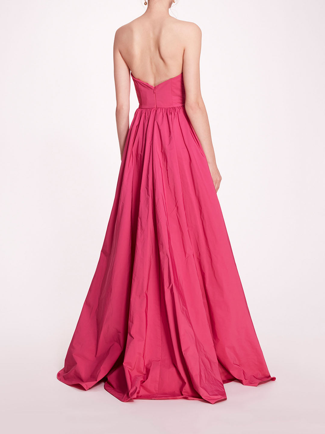 Pleated Taffeta Gown | Marchesa