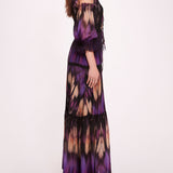 Abstract Viscose Maxi Dress | Marchesa