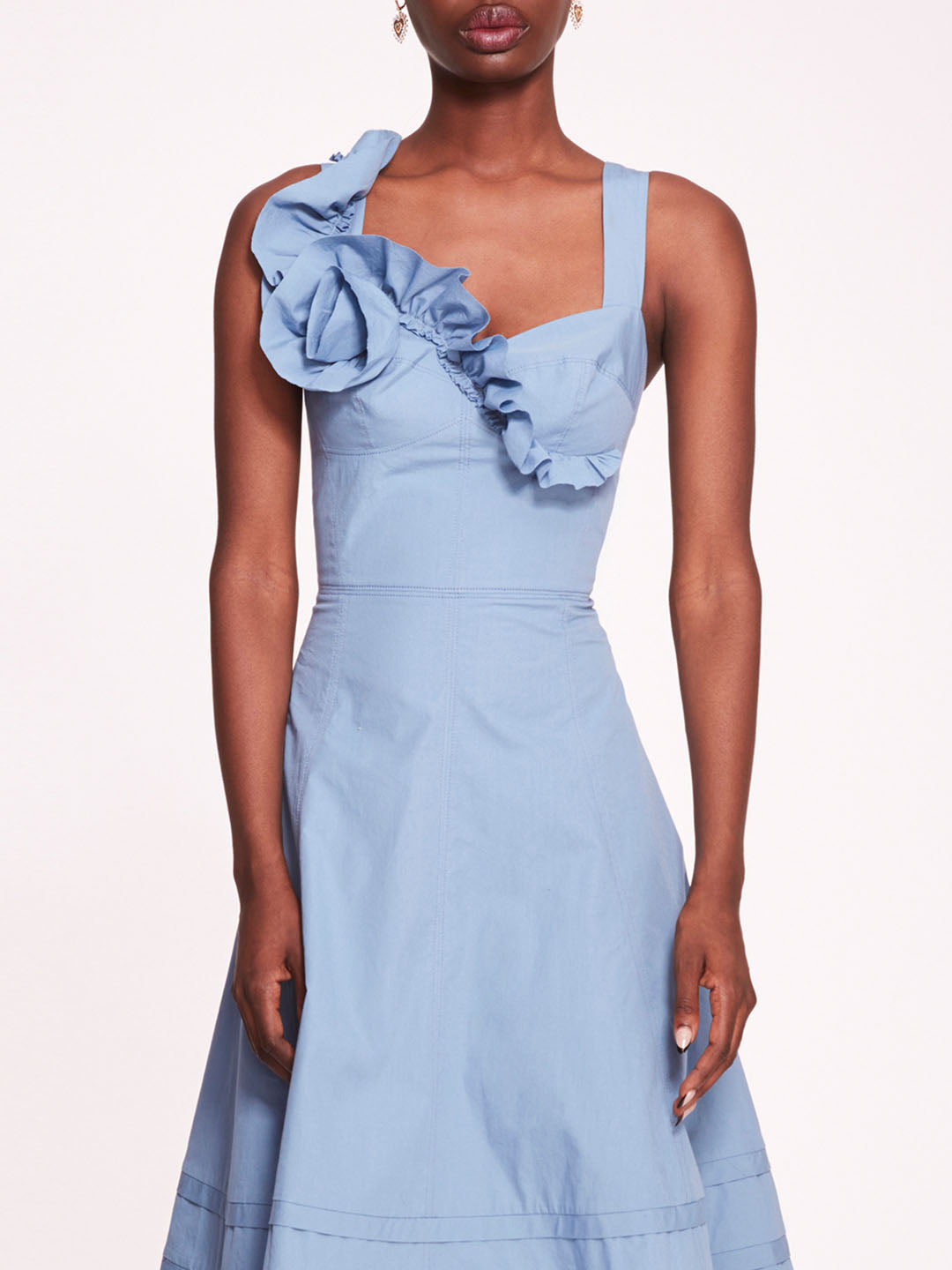 Rosette Ruffle Sundress | Marchesa