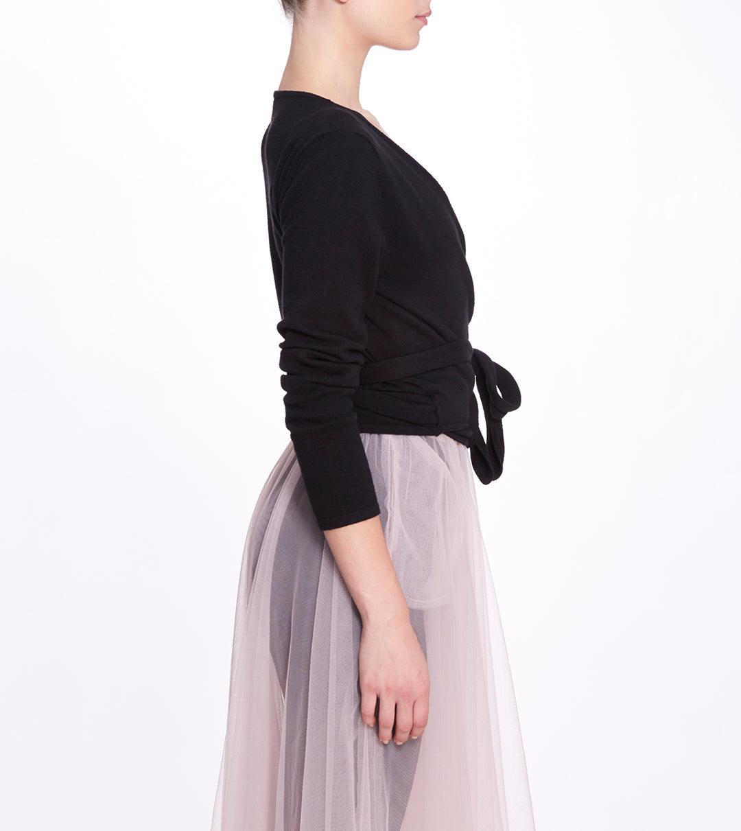 Anne Wrap Sweater | Marchesa