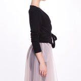 Anne Wrap Sweater | Marchesa